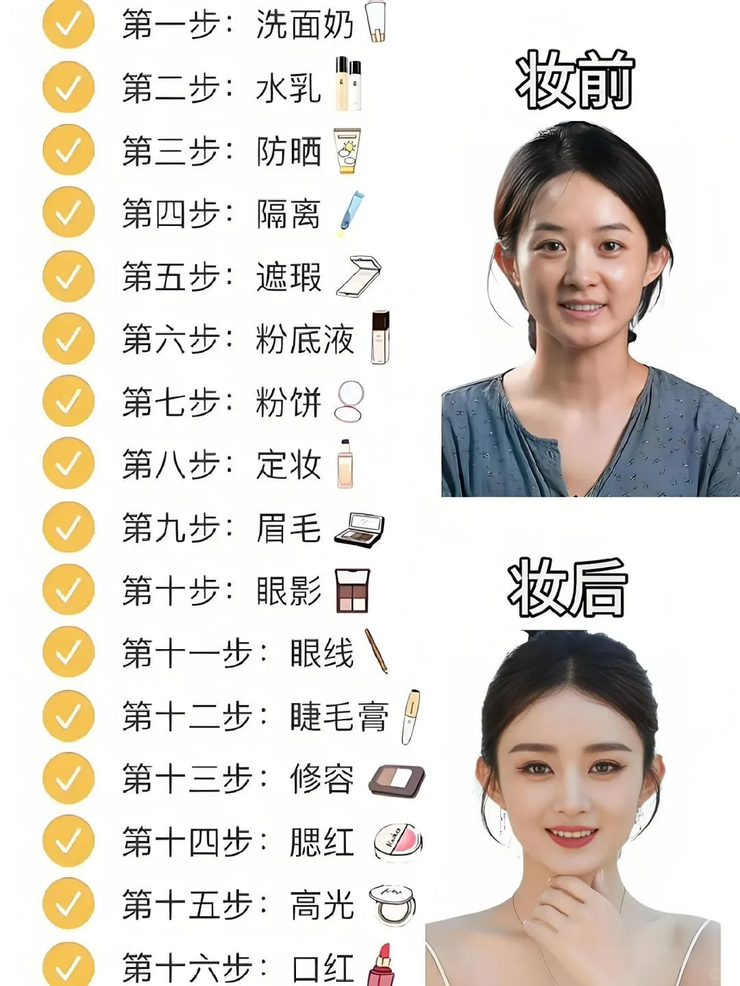 Beauty Novice Must-Read | Ultra-Detailed 16-Step Makeup Tutorial
