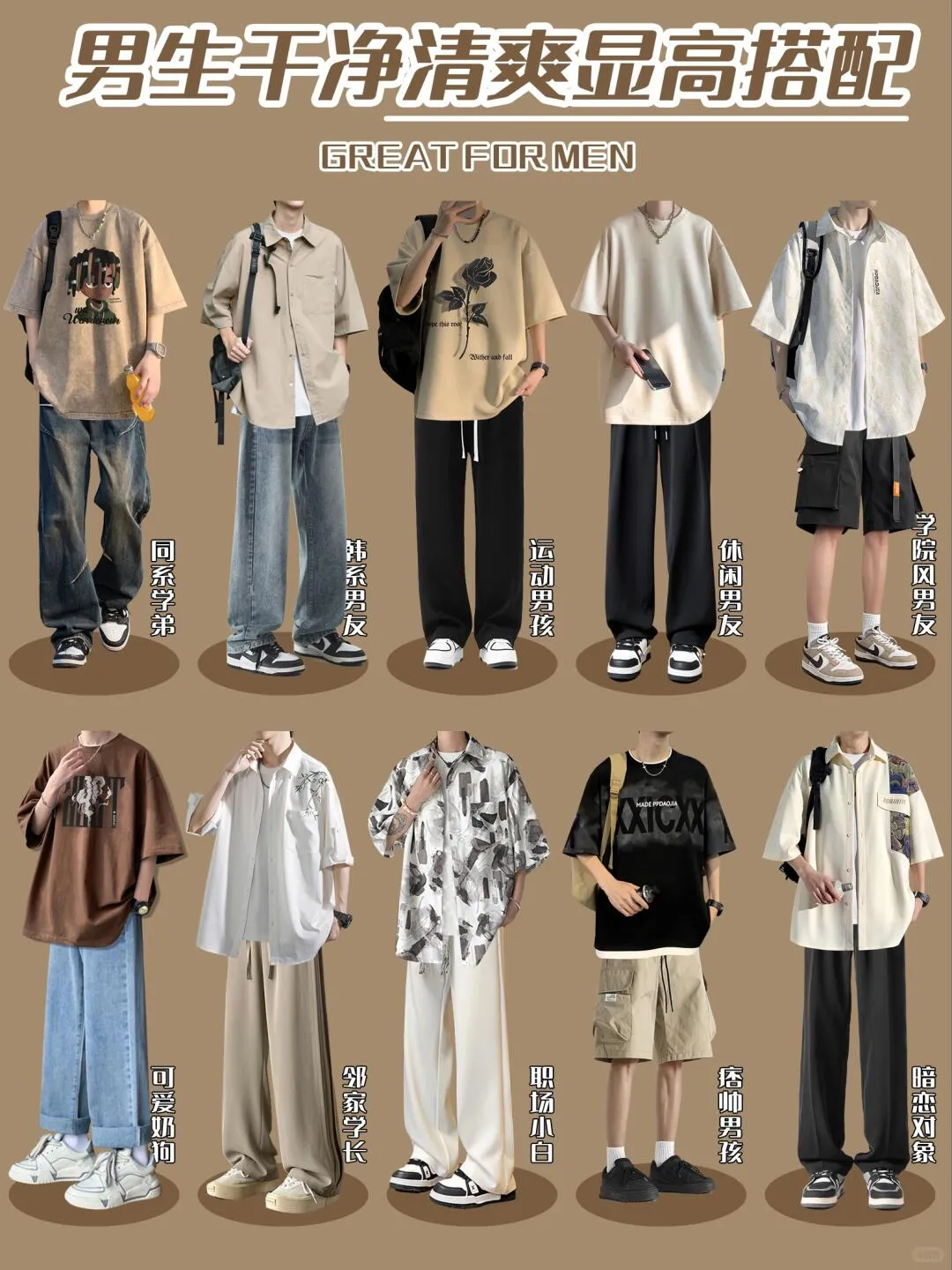 Summer Outfit Ideas for Men 168-190cm | Clean and Refreshing Style