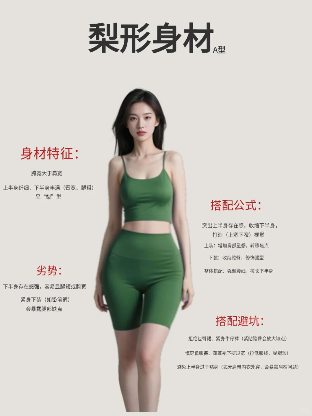 Worried! 🍐 Pear-shaped hips and thick legs, how to cover them? Look here!