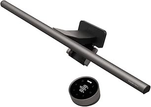 BenQ ScreenBar Halo 2 LED Monitor Light Bar - Wireless Controller, Backlight, Motion Sensor, Adjustable Brightness/Color Temperature, Eye-Care, No Screen Glare, Fits Curved Monitor, Monitor Accessory