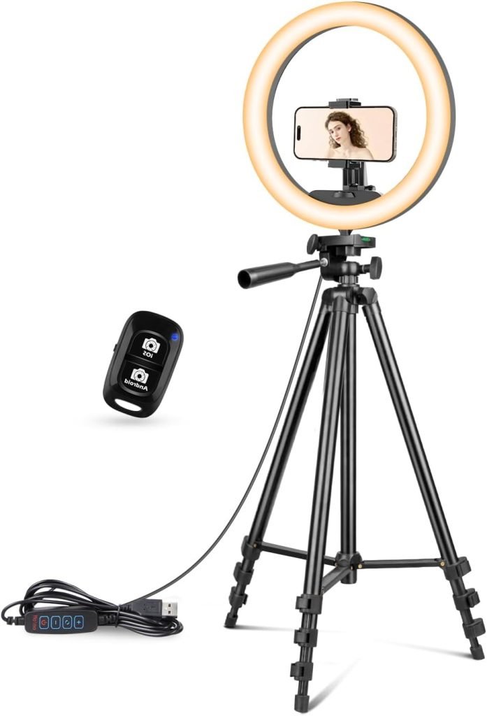UBeesize 12-inch Ring Light with Stand