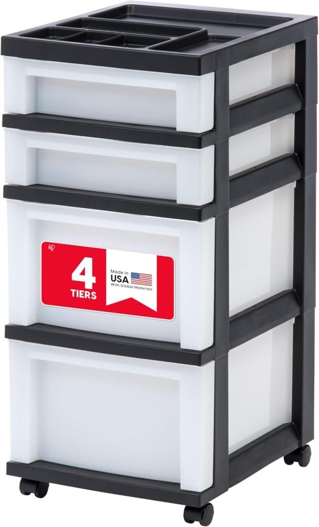 IRIS USA Rolling Storage Cart