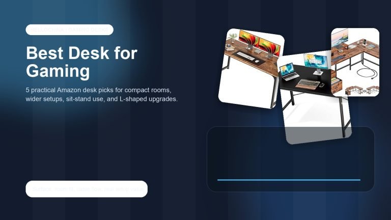 Best desk for gaming cover with practical desk setup cards