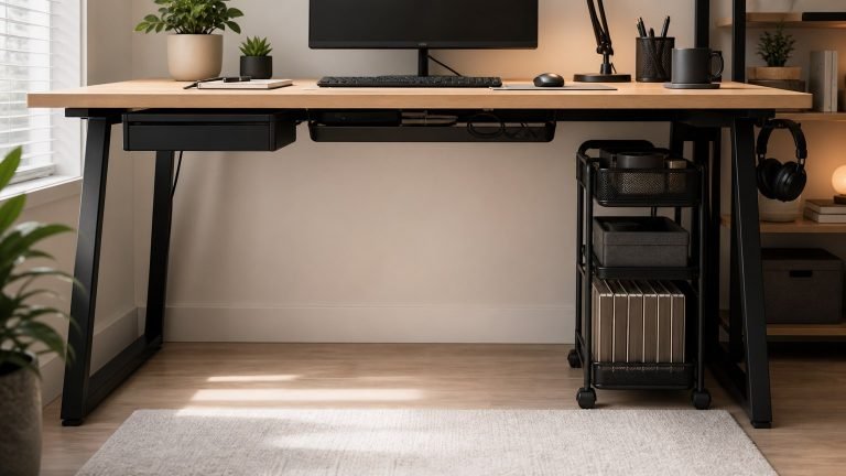 Best Under-Desk Storage Layout for Small Rooms AI cover image