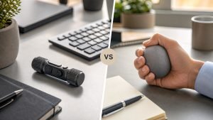 Fidget Toy vs Stress Ball for Office: Which One Fits Work Better? AI cover image