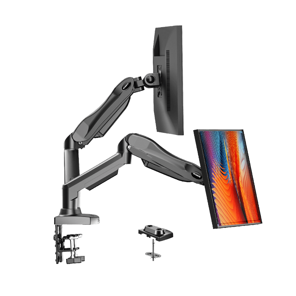 HUANUO FlowLift Dual Monitor Stand