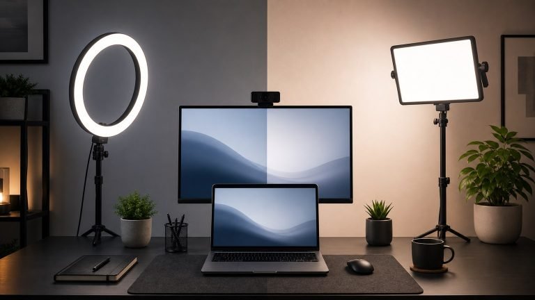Ring Light vs Panel Light for Zoom AI cover image