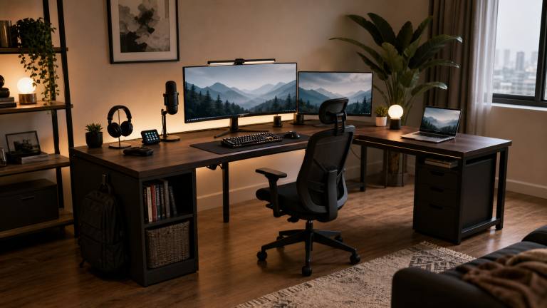 Best gaming desks for under $1300 cover image showing the solved outcome for the keyword in a practical editorial scene instead of a generic product collage
